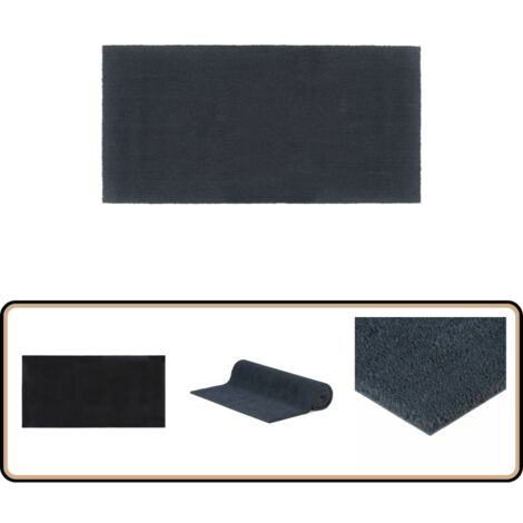 Fußmatte Dunkelgrau 100x200 cm Kokosfaser Getuftet - Kokosfußmatte - Eingangsmatte - Türklinse - Outdoor Matten - Naturmaterialien (1/5)