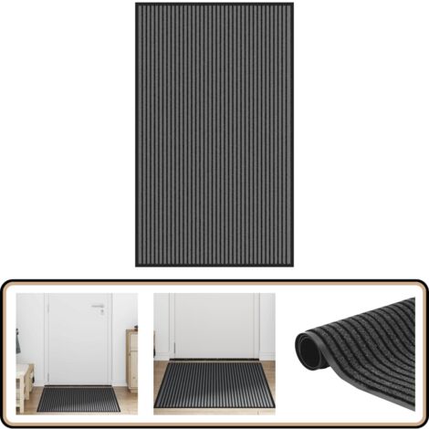 Fußmatte Mit Geometrischem Streifenmuster – Gepolstert, Rutschfest, 45.7 X 76.2 Cm, Zitronengelb