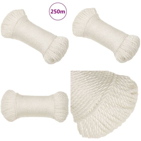 DerziNet Doppelt Geflochtenes Polyester-Seil – 1,27 Cm X 61 M, Hochfest, Für Baumarbeiten, Segeln & Abschleppen