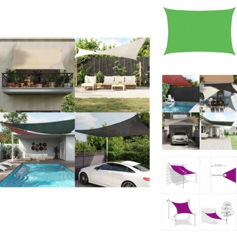 Sonnensegel 4x6,5 M – 95% UV-Schutz, Wasserdicht, Mit Befestigungsseilen, Für Garten, Terrasse & Balkon