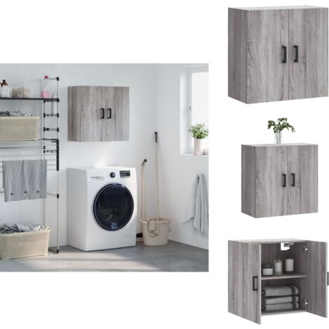 Bussandri Hängeschrank Sonoma Grau - Stauraum Für Die Küche