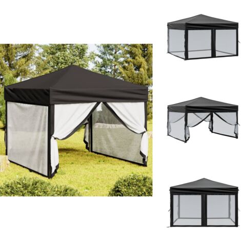 VEVOR Winterabdeckung Für 3,05x3,65m Pavillons - PE Plane Mit Seitenwänden & Netzfenstern