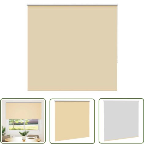 INLIFE Verdunkelungsrollo Schwarz 155x150cm | Stoffbreite 151,6cm | Mit Montagematerial