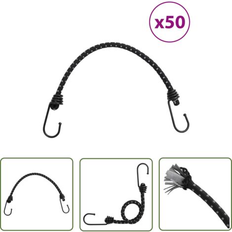 CanKing Bungee-Seile Mit Haken – 2 Stück, 50,8 Cm Lang, Grün, Dehnt Bis 76,2 Cm