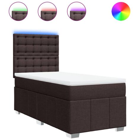 Ordellia Boxspringbett Mit Matratze, Schwarz, 100x2 Produktbild-Vorschau 4
