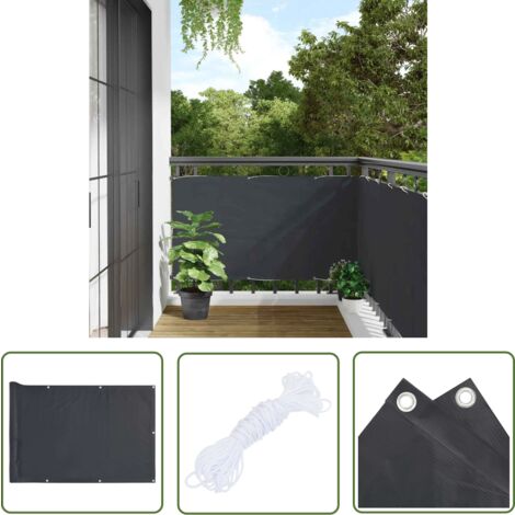Balkon Sichtschutz 105x900 Cm – Beige, HDPE, UV- Und Wetterfest, Mit Alu-Ösen