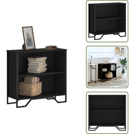 vidaXL Bücherregal Schwarz 80x31x74,5 cm Holzwerkstoff (1/5)