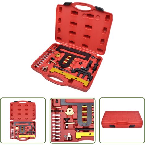 CCLIFE Motor Einstellwerkzeug Set Kurbel- Nockenwellen Arretierung | Passend für BMW N47 N57 N47S N57S, Baureihe 1/3/5/6/7/X1/X3/X5/X6 Baujahre 2007–2015 zur Steuerkettenreparatur CCLIFE Motor Einstellwerkzeug Set Kurbel- Nockenwellen Arretierung | Passend für BMW N47 N57 N47S N57S, Baureihe 1/3/5/6/7/X1/X3/X5/X6 Baujahre 2007–2015 zur Steuerkettenreparatur
