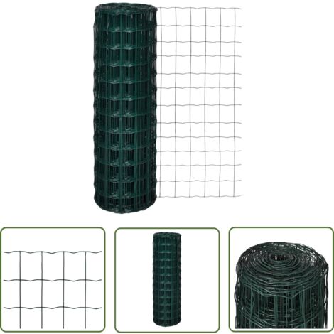 VOSS.garden Gitterzaun 10m X 100cm - Maschendrahtzaun Grün Wetterfest