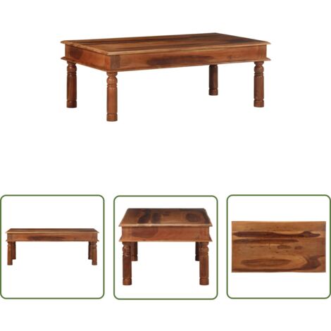 VidaxL Couchtisch Aus Akazien-Massivholz – 68x68x29 Cm