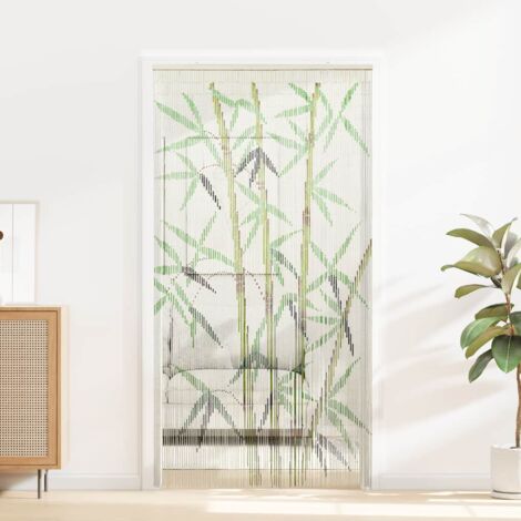 vidaXL Insekten-Trvorhang Bambus Druck 90x220 cm Bambus