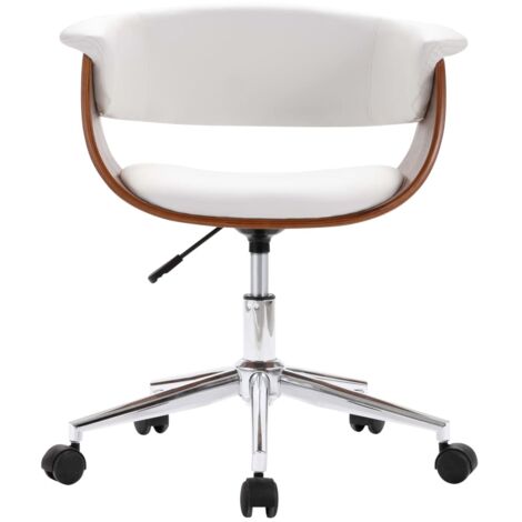 SVITA Office Comfort Bürostuhl – Ergonomischer Drehstuhl Mit Kunstleder In Weiß
