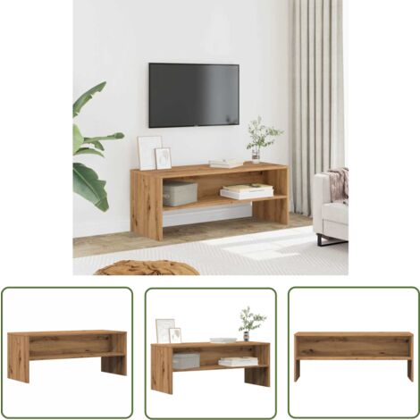 VidaXL Wandregal Artisan-Eiche - Modernes Regal 60x21x51cm Fürs Wohnzimmer