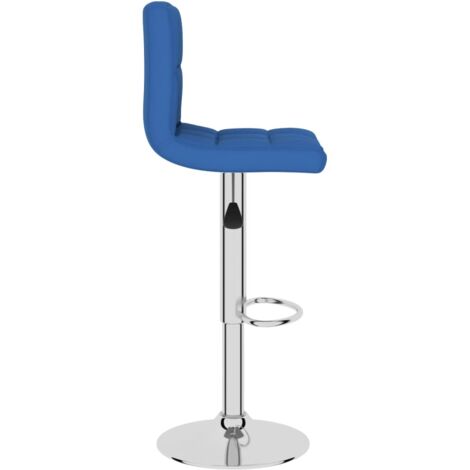 Barhocker Blau Stoff - Barhocker - Tresenhocker - Thekenhocker - Barstuhl