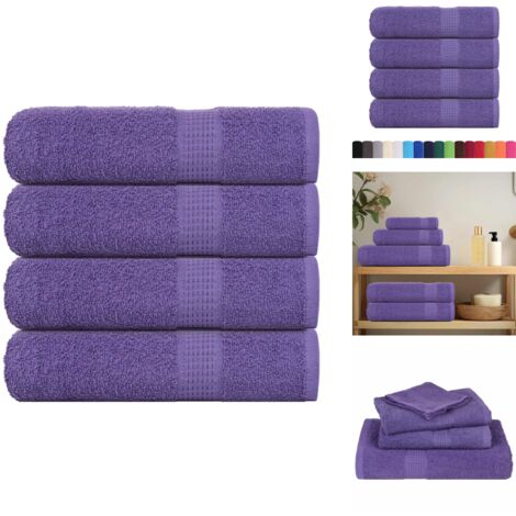 MJ03 Baumwoll Badetücher 61x119cm - Saugstarke Duschtücher Für Badezimmer & Wellness