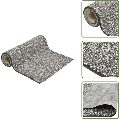 Steinfolie Grau 100x60 cm - Teichfolie - Steinfolie - Wasserdicht - Gartendekoration - Teichrandabdeckung