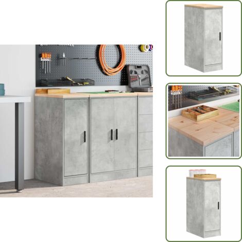 Produktbild von Garagen-Aufbewahrungsschrank Weiß 30x51x85 Cm Massivholz Kiefer Garagen Aufbewahrungsschrank Garagen Aufbewahrungsschranke Schrank Garagenschrank 86645643
