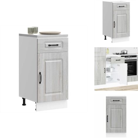 VidaXL Küchenunterschrank - Grauer Stauraum Für Deine Küchenzeile