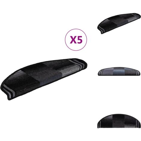 HOMEELIKE Stufenmatten 10er-Set: Selbstklebend, Rutschfest & Lärmreduzierend - 65x21x4 Cm