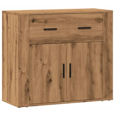 Sideboards 2 Stk. Artisan-Eiche 30x30x70 Cm Holzwer Produktbild-Vorschau 9