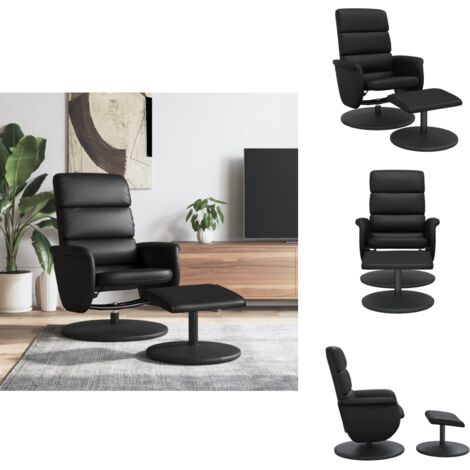 HOMCOM RELAXSESSEL Mit Hocker Drehbarer Fernsehsess Produktbild-Vorschau 9