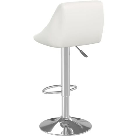 Barhocker Weiß Kunstleder - Barhocker - Tresenhocker - Thekenhocker - Barstuhl