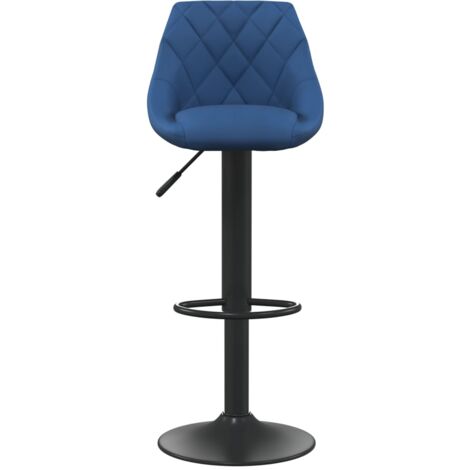 Barhocker Blau Samt - Barhocker - Tresenhocker - Thekenhocker - Barstuhl