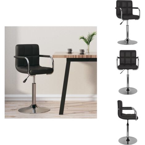 Barhocker Schwarz Kunstleder - Barhocker - Tresenhocker - Thekenhocker - Barstuhl