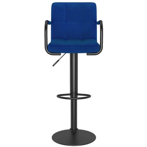Barhocker Blau Stoff - Barhocker - Tresenhocker - Thekenhocker - Barstuhl