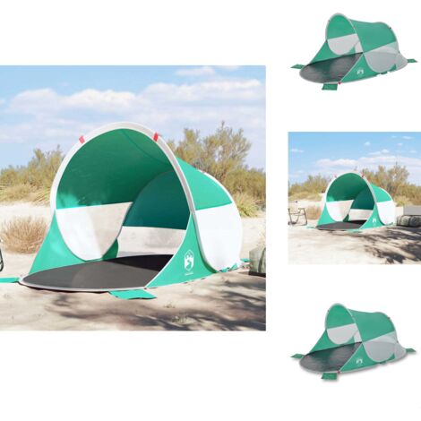VidaXL Strandzelt Pop-Up Strandmuschel - Wasserdichter Sonnen- Und Windschutz