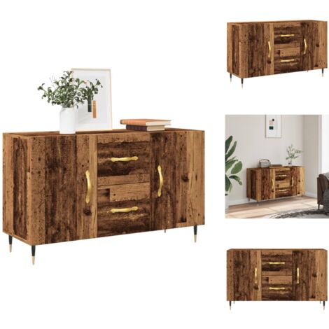 Sideboard Altholz-Optik 100x36x60 cm Holzwerkstoff - Sideboard - Sideboards - Kommode - Anrichte (1/5)
