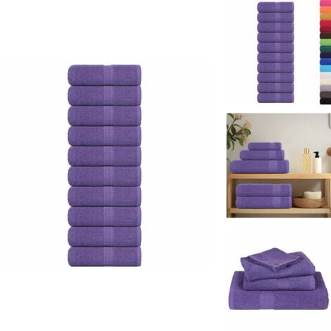 GIDUTEX Gästehandtuch 30x50cm - 400g/m² Baumwolle OekoTex Zertifiziert