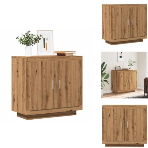 ZQQLVOO Sideboard Artisan-Eiche - 60x30x70 Cm Schrank Fürs Wohnzimmer