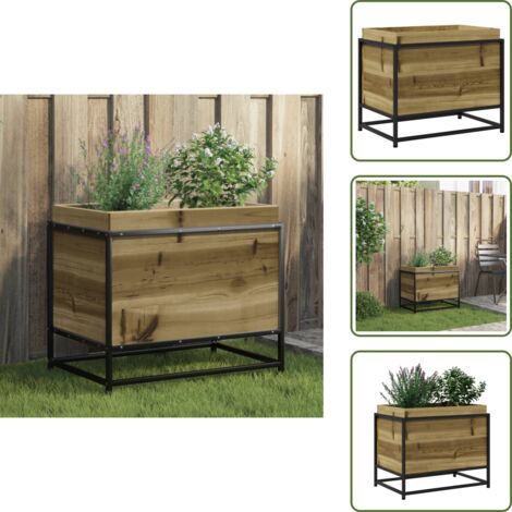 Pflanzkübel 60x40x50 cm Kiefernholz Imprägniert - Pflanzkübel - Kiefernholz - Gartendekoration - Balkonmöbel - Terrasse (1/5)