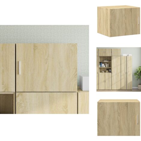 Mobile Pensile Rovere Sonoma – 50x42,5x40 Cm, Legno Multistrato, Capacità 60 Kg, Anta Reversibile
