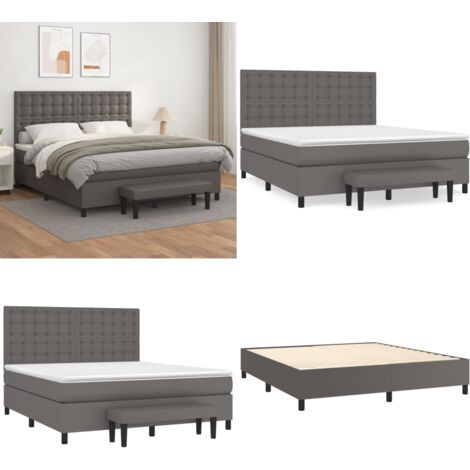 Produktbild von Boxspringbett Ca. 180x200cm Grau Finden