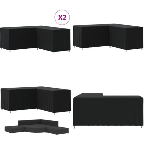 Speedwellstar Wasserdichte Abdeckung Für Gartensofa – 280x106x204 Cm, 210D Oxford Mit PU-Beschichtung
