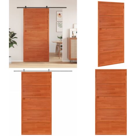 Scheunentür Schienenset Mit Haken - Platzsparende Schiebetür Für Küche & Bad