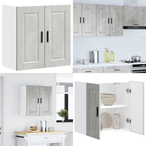 Küchen Hängeschrank Porto Betongrau - Wandschrank Aus Holzwerkstoff