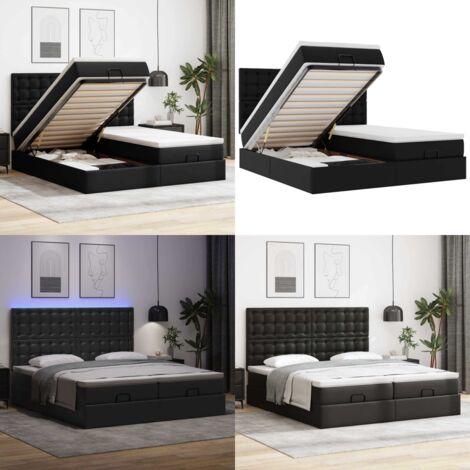 Spannende Bett Schwarz 200x200 Bilder