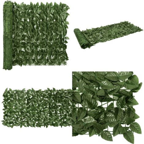 Balkon Sichtschutz 90x650cm – Dunkelgrüner Wind- & Sonnenschutz Für Garten, Pool & Terrasse, Inkl. Montagematerial