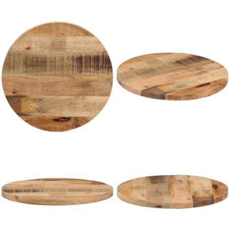 ShGaxin Bambus Tischplatte 60x1,5 Cm  Arbeitsplatte, Waschtischplatte,  Brotischplatte Rund Bambus Tischplatte 60cm
