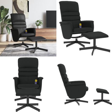 VidaXL Entspannungsstuhl Grau - Moderner Sessel Aus Kunstleder | Bis 120 Kg Belastbar