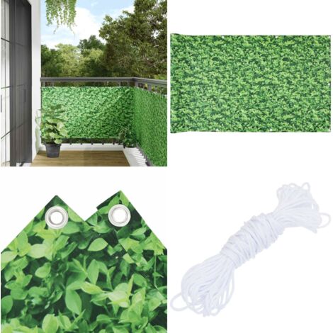 AEREY Balkon Sichtschutz 65x800 Cm | Wind- Und UV-Schutz Für Gartenzaun & Terrasse | Sichtschutznetz In Hellgrau