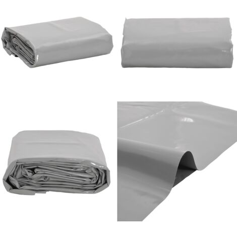 Abdeckplane Grau 1,5x10 m 600 g/m² - Abdeckplane - Planen - Wasserdichte Plane - Wetterfeste Plane - Campingplane - Home & Living