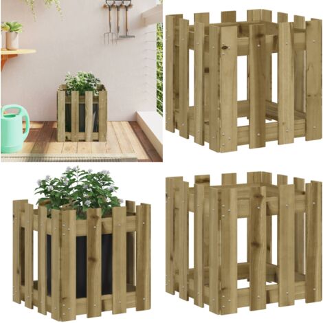 HolzGarden Pflanzkübel Set - 3-tlg. Massivholz Kästen Für Garten & Balkon