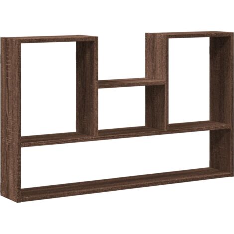 vidaXL Wandregal Braun Eichen-Optik 99x15x60 cm Holzwerkstoff