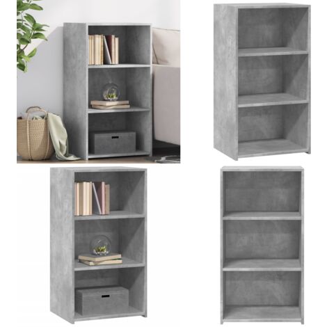 Sideboard Betongrau 50x41x93 cm Holzwerkstoff - Schreibtisch - Wohnzimmer Dekoration - Regal - Holz Sideboard - Moderner Schrank - Home & Living (1/5)