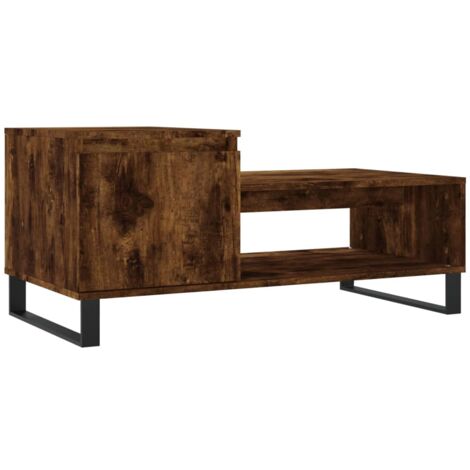 Couchtisch Räuchereiche 100x50x45 cm Holzwerkstoff - Couchtisch ...