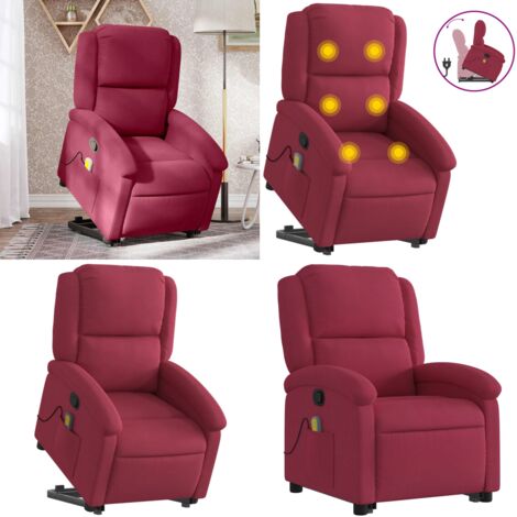 VidaXL Relaxsessel Weinrot Stoff (372482) Ab 145,80 Produktbild-Vorschau 3